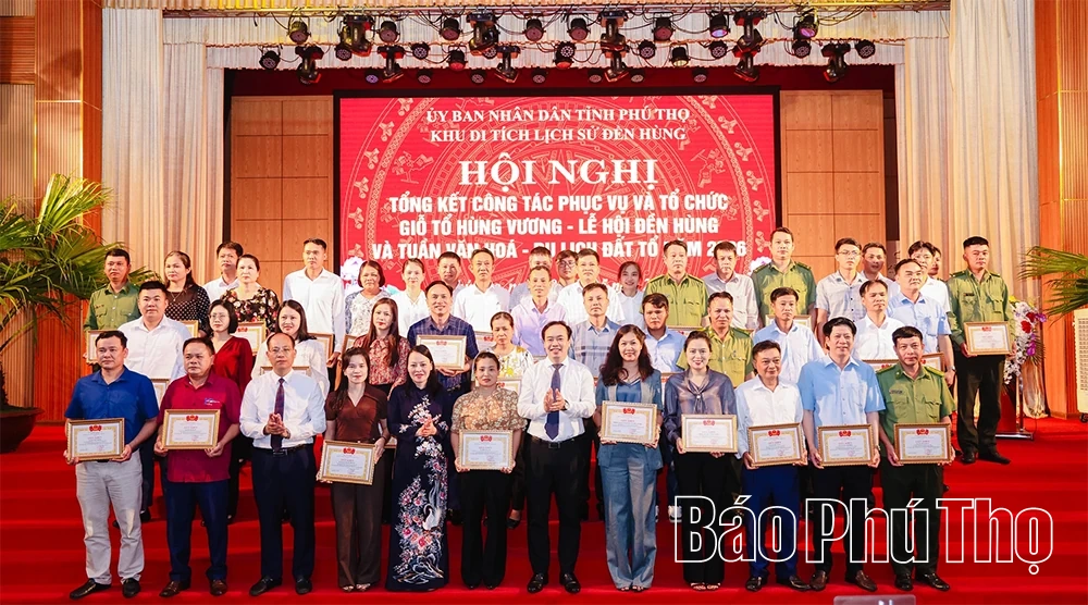 Tổng kết công tác tổ chức Giỗ Tổ Hùng Vương - Lễ hội Đền Hùng và Tuần Văn hóa - Du lịch Đất Tổ năm 2026