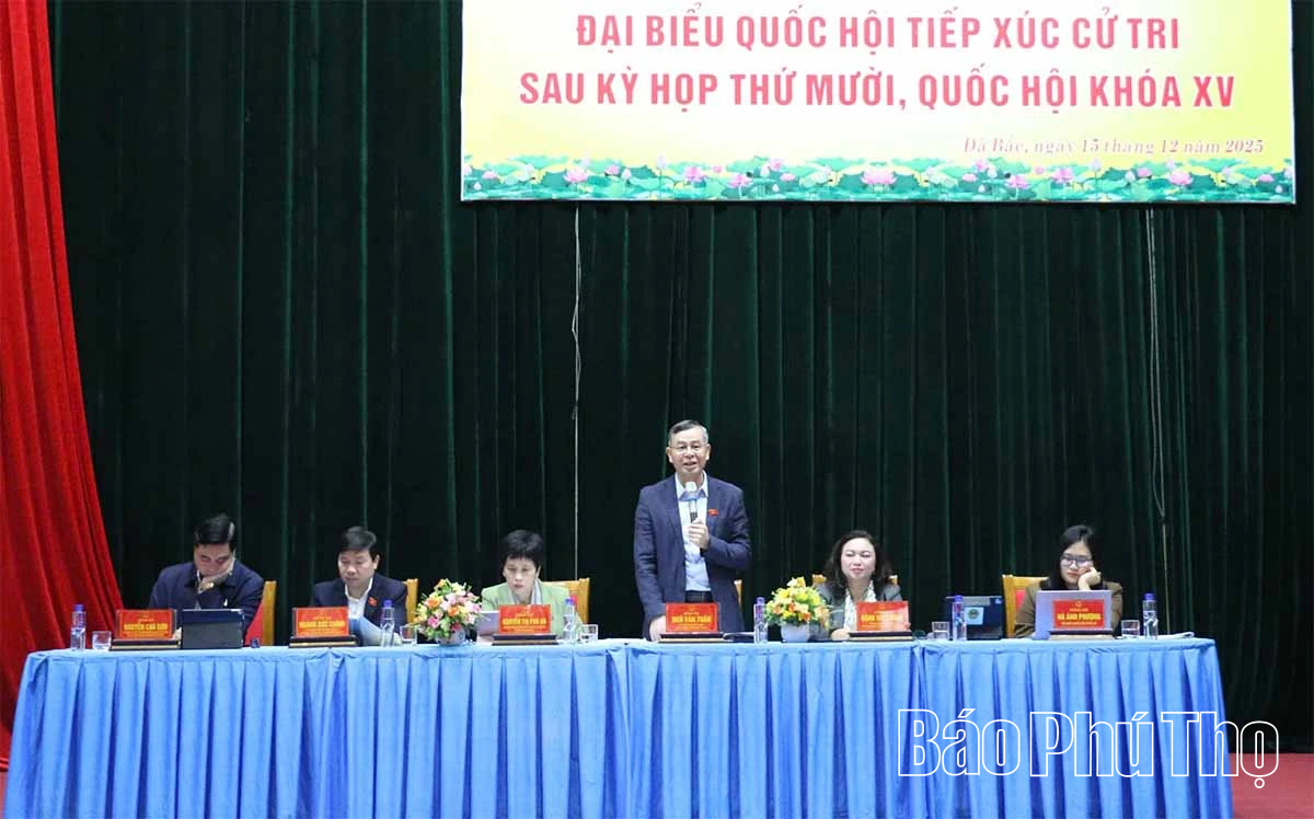 Đoàn Đại biểu Quốc hội tỉnh tiếp xúc cử tri sau Kỳ họp thứ 10, Quốc hội khóa XV