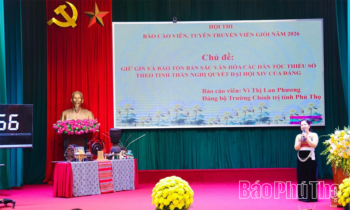 Khai mạc Hội thi Báo cáo viên, Tuyên truyền viên giỏi Đảng bộ các cơ quan Đảng tỉnh năm 2026
