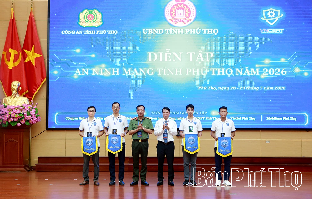 Diễn tập An ninh mạng tỉnh Phú Thọ năm 2026