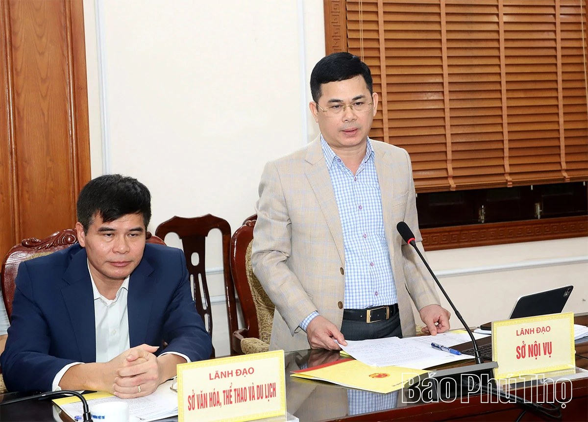 Chủ tịch UBND tỉnh Trần Duy Đông thăm và làm việc với phường Việt Trì