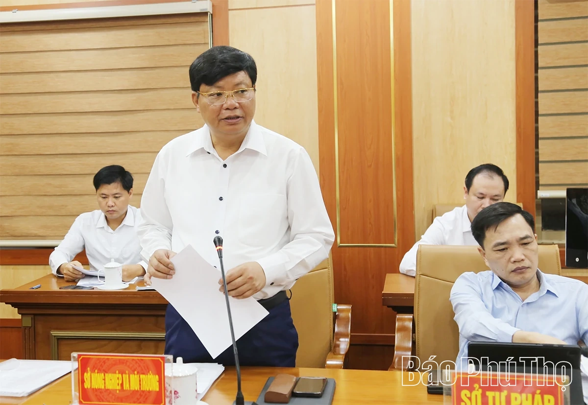 Thống nhất hoàn thiện một số văn bản quy phạm pháp luật về nông nghiệp và môi trường