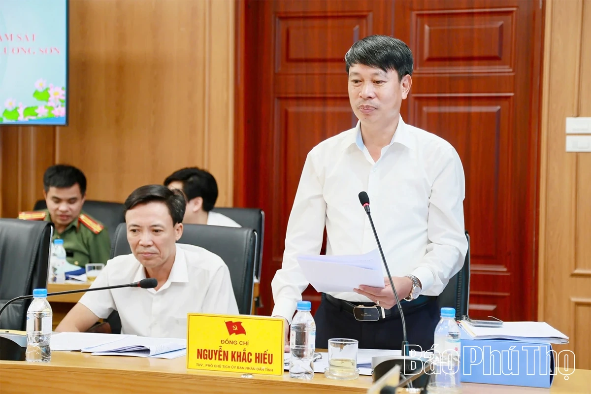 Giám sát chuyên đề đối với Ban Thường vụ Đảng ủy xã Lương Sơn