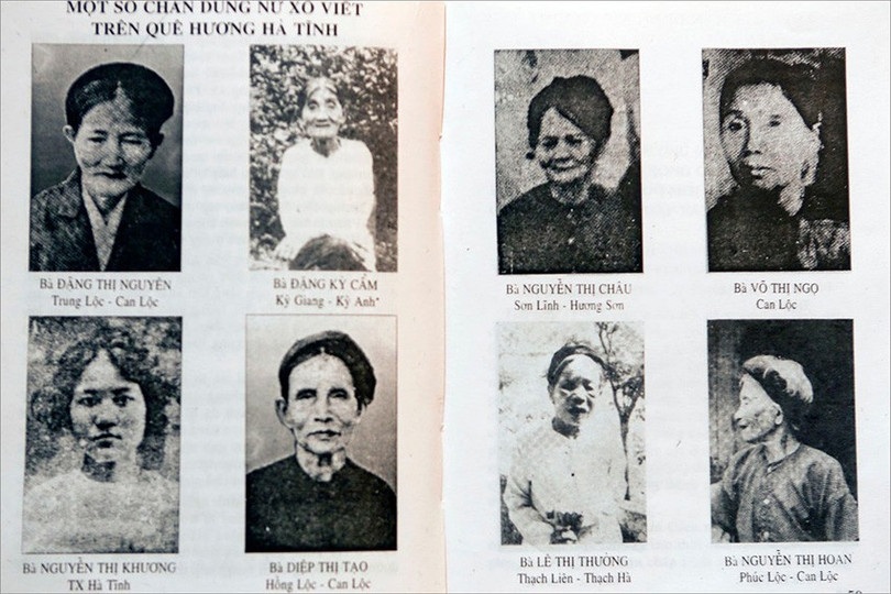 Chân dung một số nữ chiến sỹ Xô viết Nghệ Tĩnh 1930 - 1931. Ảnh chụp lại từ tư liệu. 12.jpg