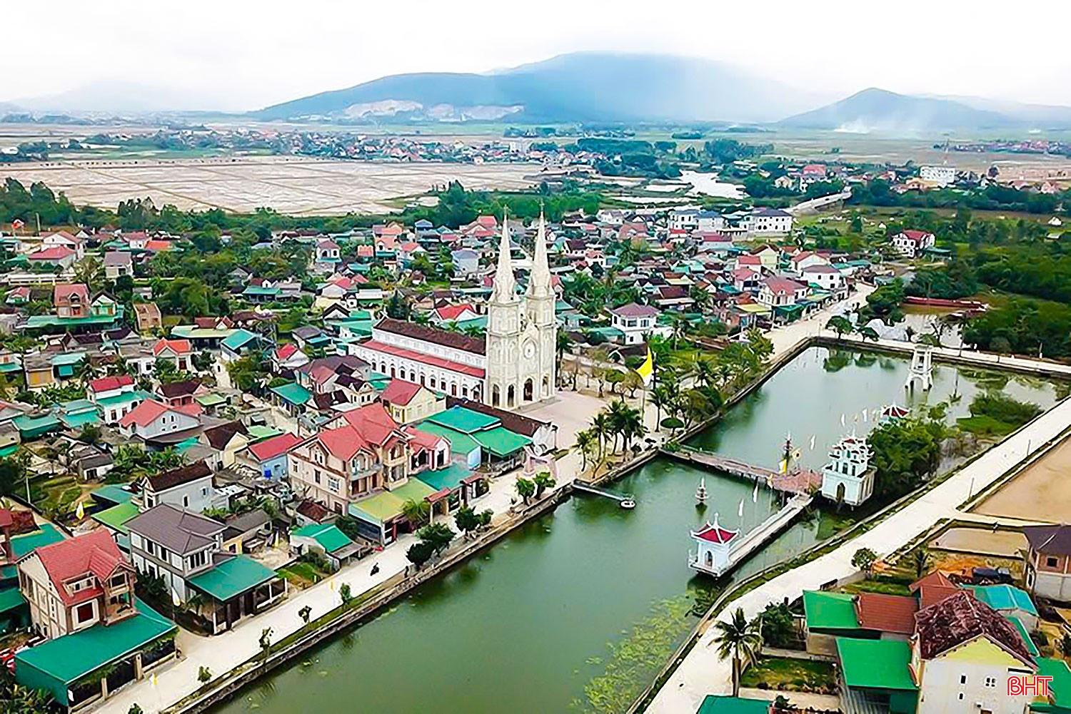 Bức tranh NTM ở Can lộc ngày càng khởi sắc. (Ảnh: một góc xứ đạo Cự Lâm). bqbht_br_4.jpg