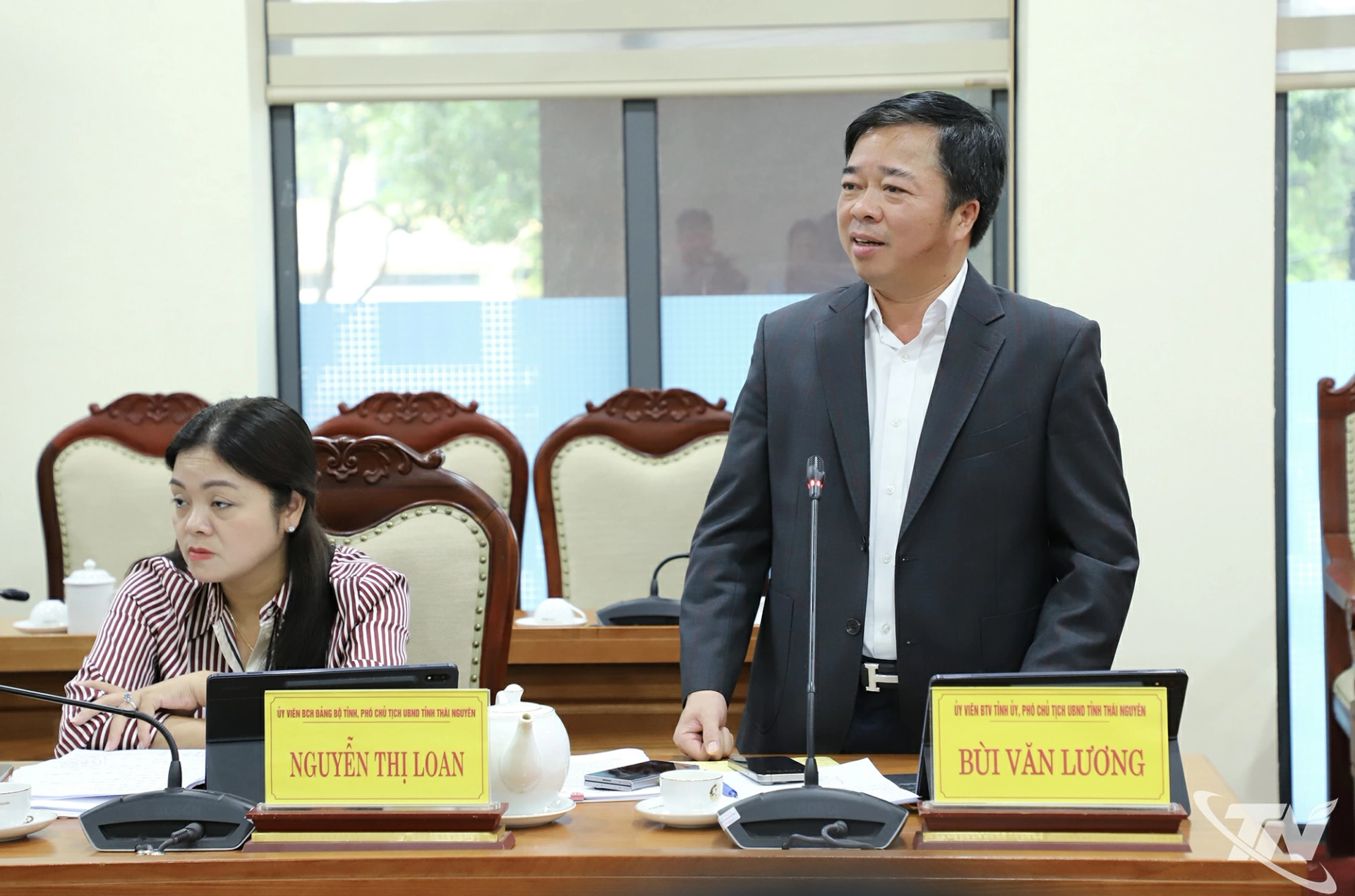 Đồng chí Bùi Văn Lương, Ủy viên BTV Tỉnh ủy, Phó Chủ tịch UBND tỉnh