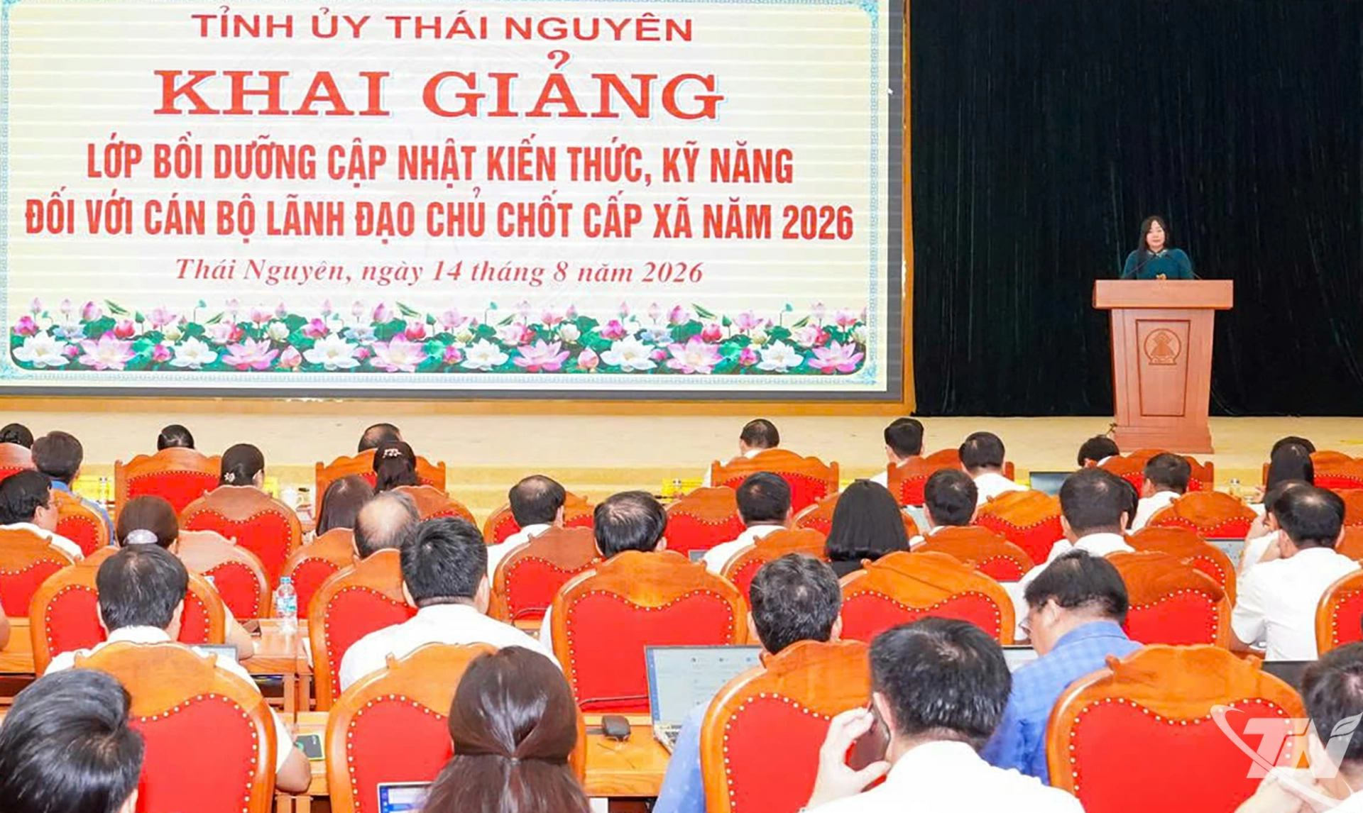 Quang cảnh lớp bồi dưỡng.