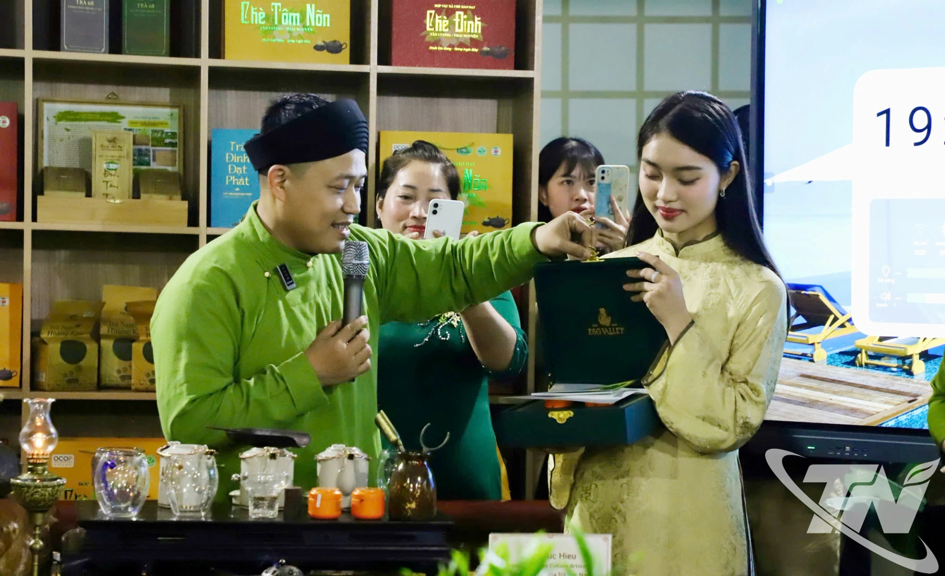 Nghệ nh&acirc;n tr&igrave;nh diễn nghệ thuật pha tr&agrave;.