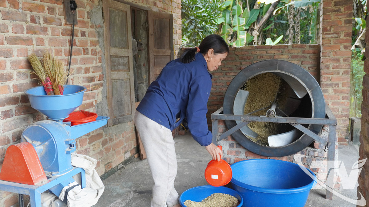 Dự án hỗ trợ máy móc cho nhóm nông dân sở thích thôn Hợp Tiến 1, xã Ngân Sơn.