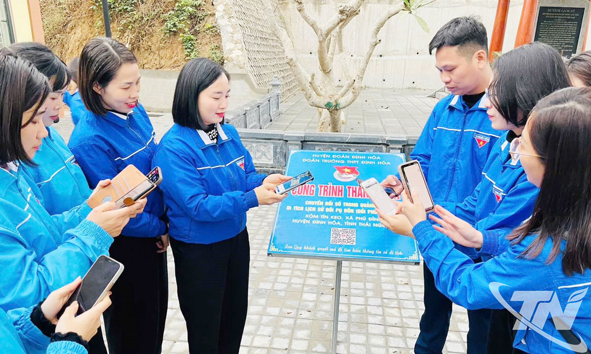 Lực lượng thanh niên trên địa bàn tỉnh Thái Nguyên luôn xung kích, tiên phong trong chuyển đổi số.