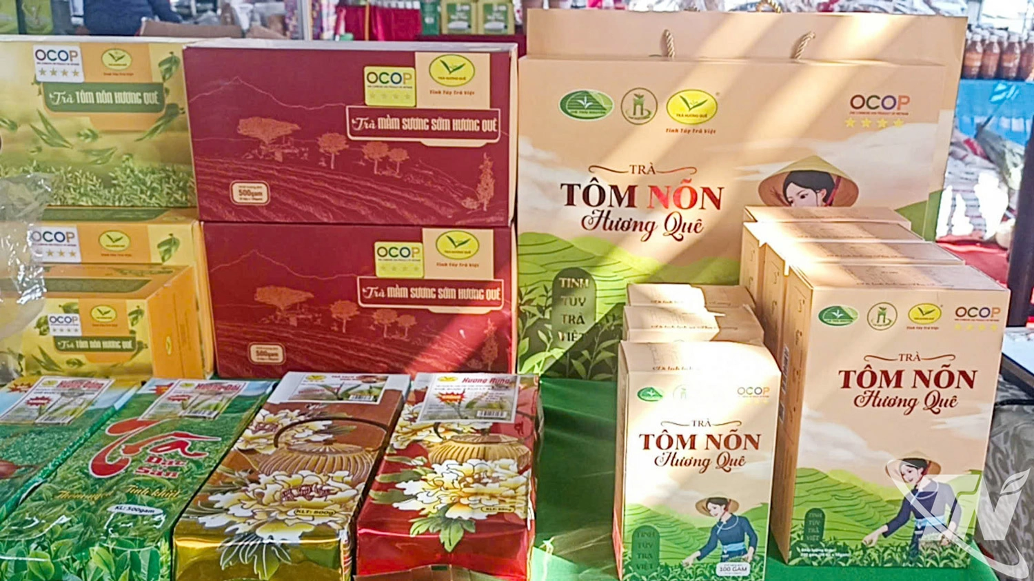 Trong số hơn 510 sản phẩm đạt OCOP từ 3 sao trở l&ecirc;n, c&aacute;c sản phẩm tr&agrave; đạt ti&ecirc;u chuẩn OCOP với số lượng lớn nhất.