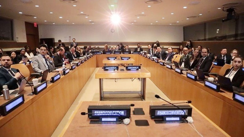 Các đại biểu tham dự sự kiện Con đường tới Hà Nội: Lễ mở ký Công ước của Liên hợp quốc về chống tội phạm mạng - Tôn vinh chủ nghĩa đa phương vì một tương lai số an toàn ngày 22/9/2025, tại trụ sở Liên hợp quốc ở New York (Hoa Kỳ).