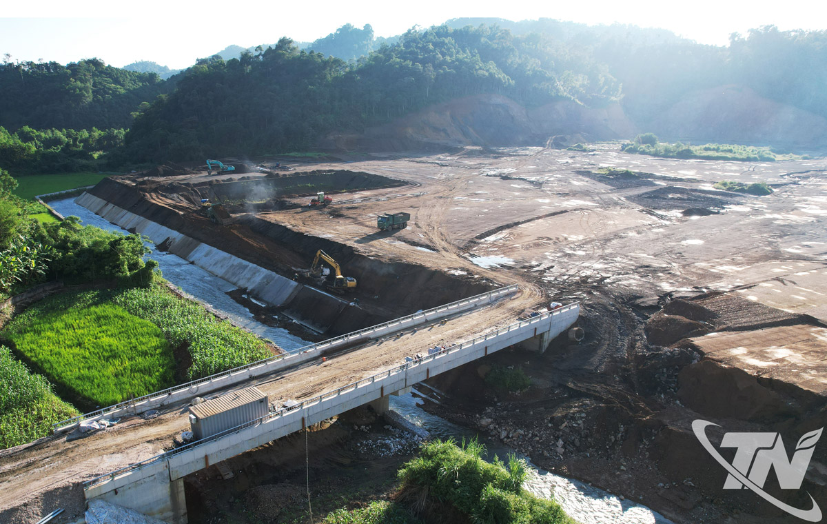 Dự án Cụm công nghiệp Nam Bằng Lũng (xã Chợ Đồn) được đẩy nhanh tiến độ thực hiện.