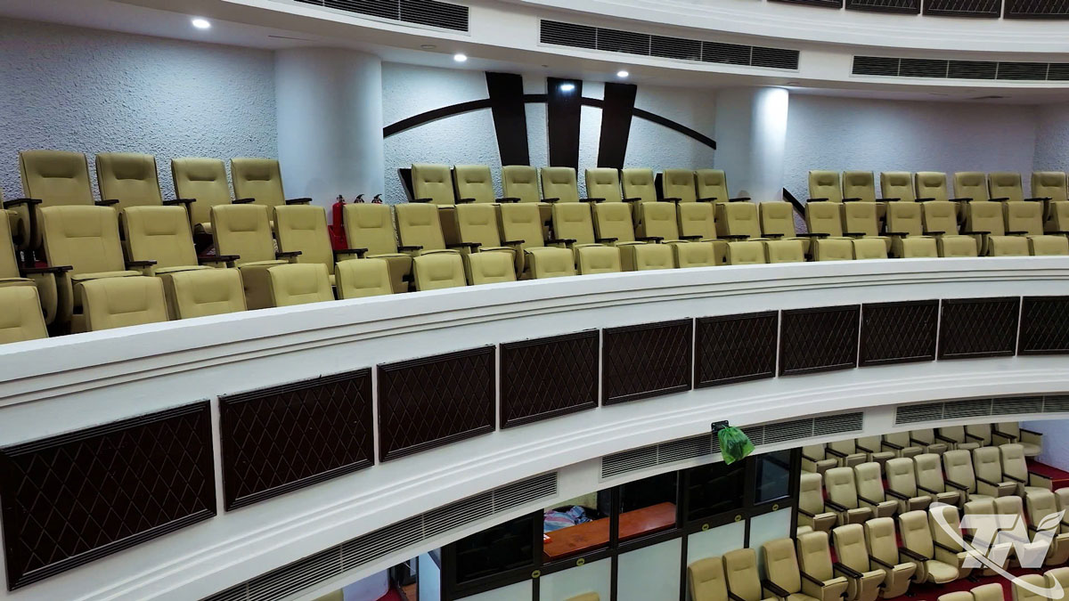 Quang cảnh bên trong Trung tâm Văn hóa - Nghệ thuật tỉnh.