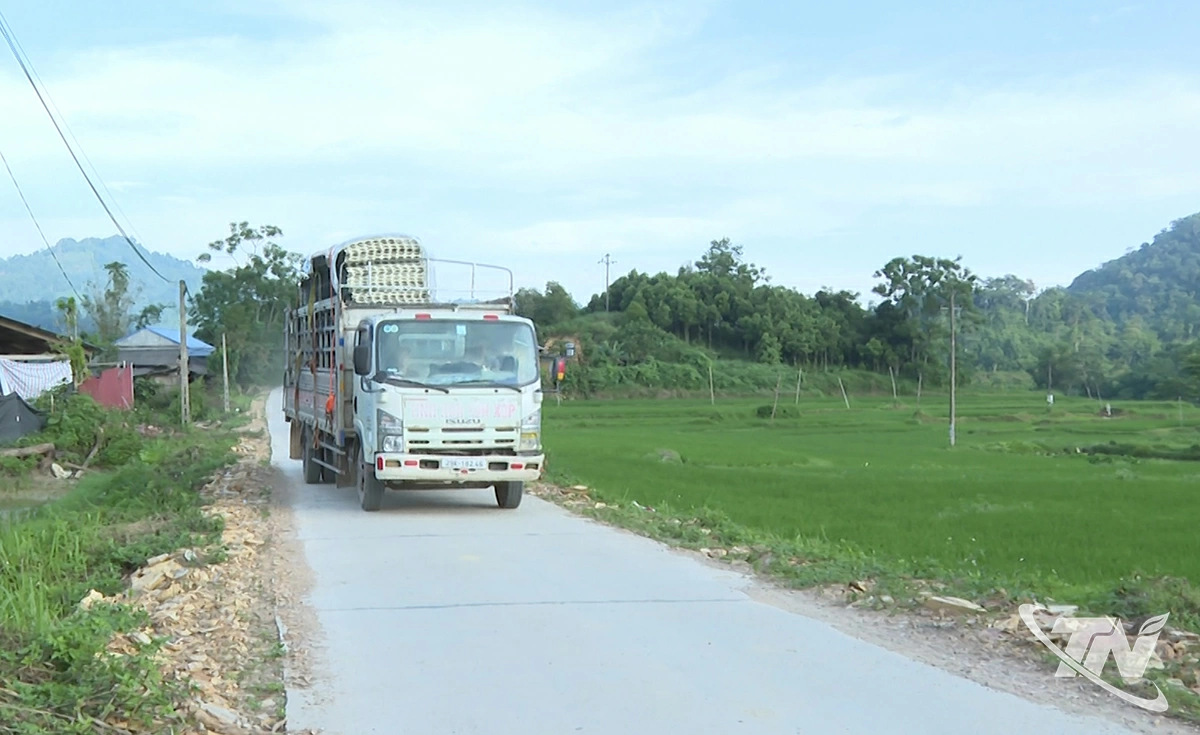 Đường liên thôn Nà Lìn - Phiêng Dường (xã Yên Bình) mới được hoàn thành, đưa vào sử dụng góp phần nâng cao đời sống nhân dân.