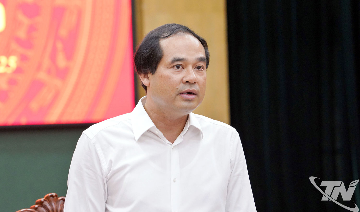 Đồng chí Bí thư Tỉnh ủy Trịnh Xuân Trường phát biểu kết luận Hội nghị.