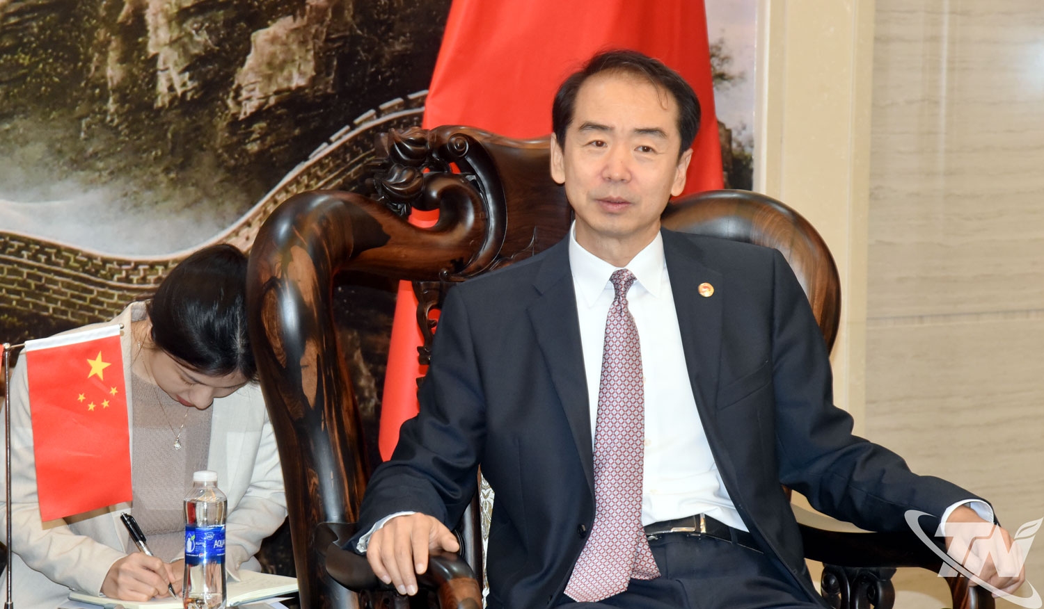 Đại sứ Trung Quốc Hà Vĩ đánh giá cao vai trò, vị thế ngày càng quan trọng của tỉnh Thái Nguyên trong vùng kinh tế trọng điểm phía Bắc.