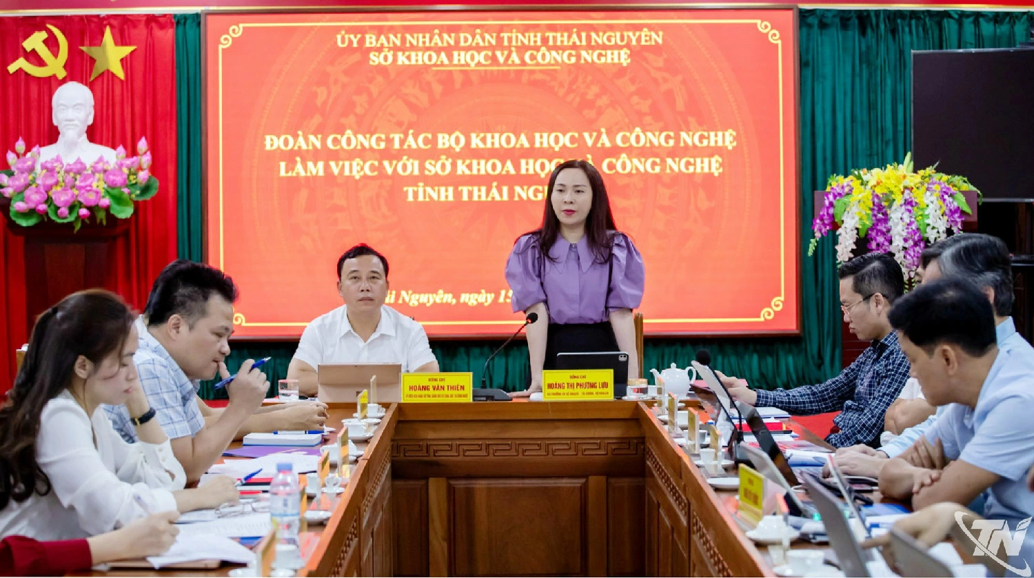 Các đại biểu dự buổi làm việc.