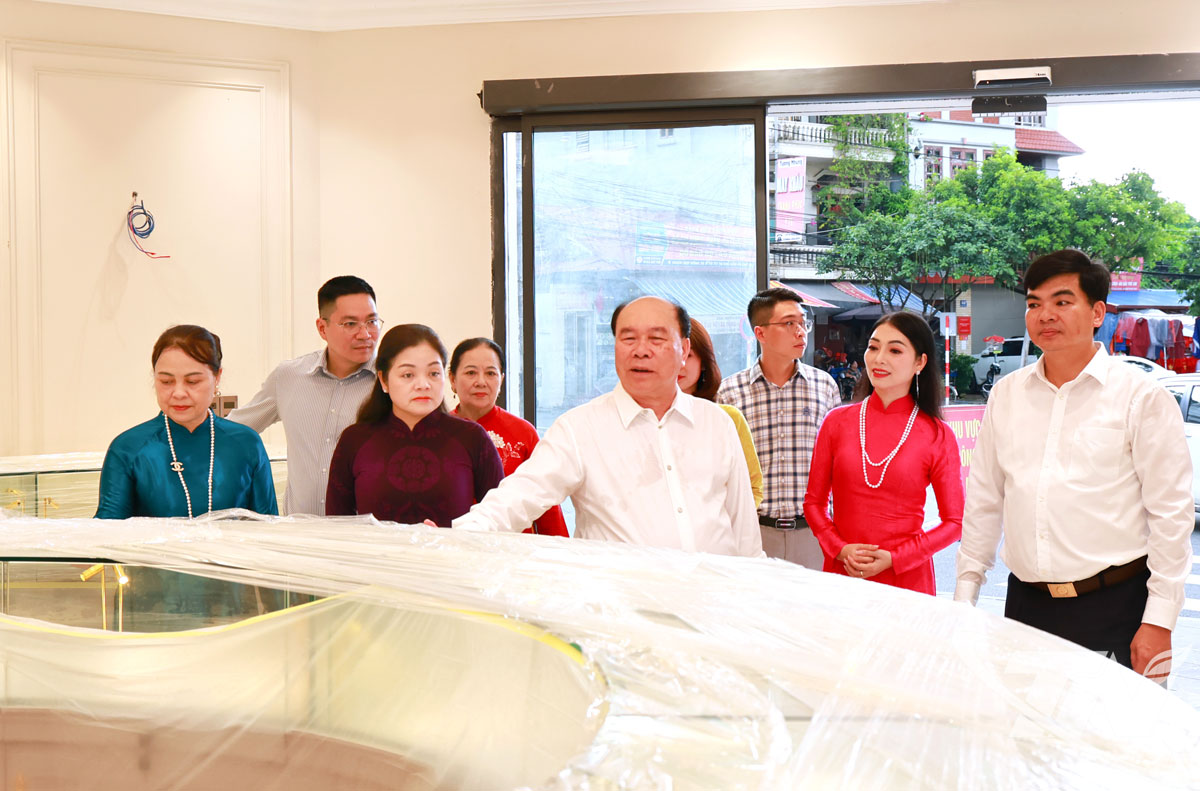 Trung tâm thương mại có diện tích khoảng 2.400m², 5 tầng nổi và 1 tầng hầm; khu nhà thương mại liền kề gồm 19 căn.