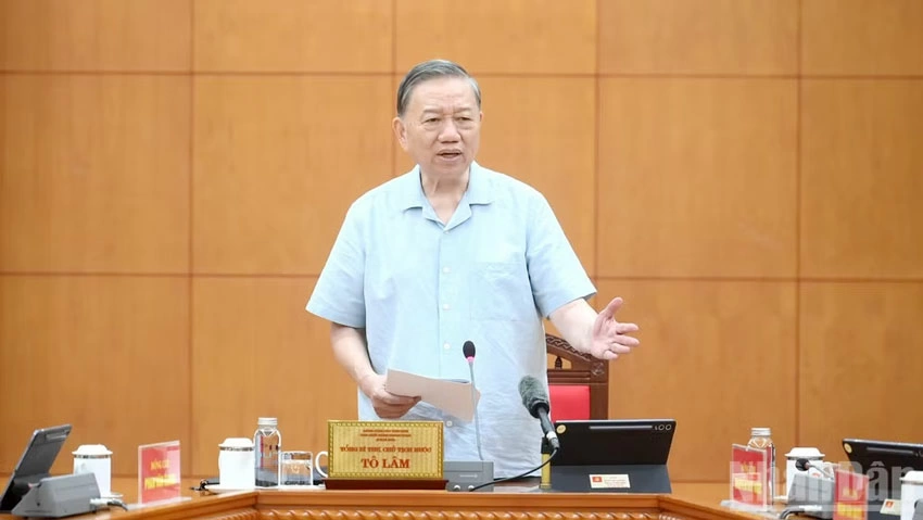 Tổng Bí thư, Chủ tịch nước Tô Lâm chủ trì buổi làm việc của Thường trực Ban Chỉ đạo về phát triển khoa học công nghệ, đổi mới sáng tạo và chuyển đổi số (Thường trực Ban Chỉ đạo) về công tác nghiên cứu khoa học cơ bản ngày 25/5.