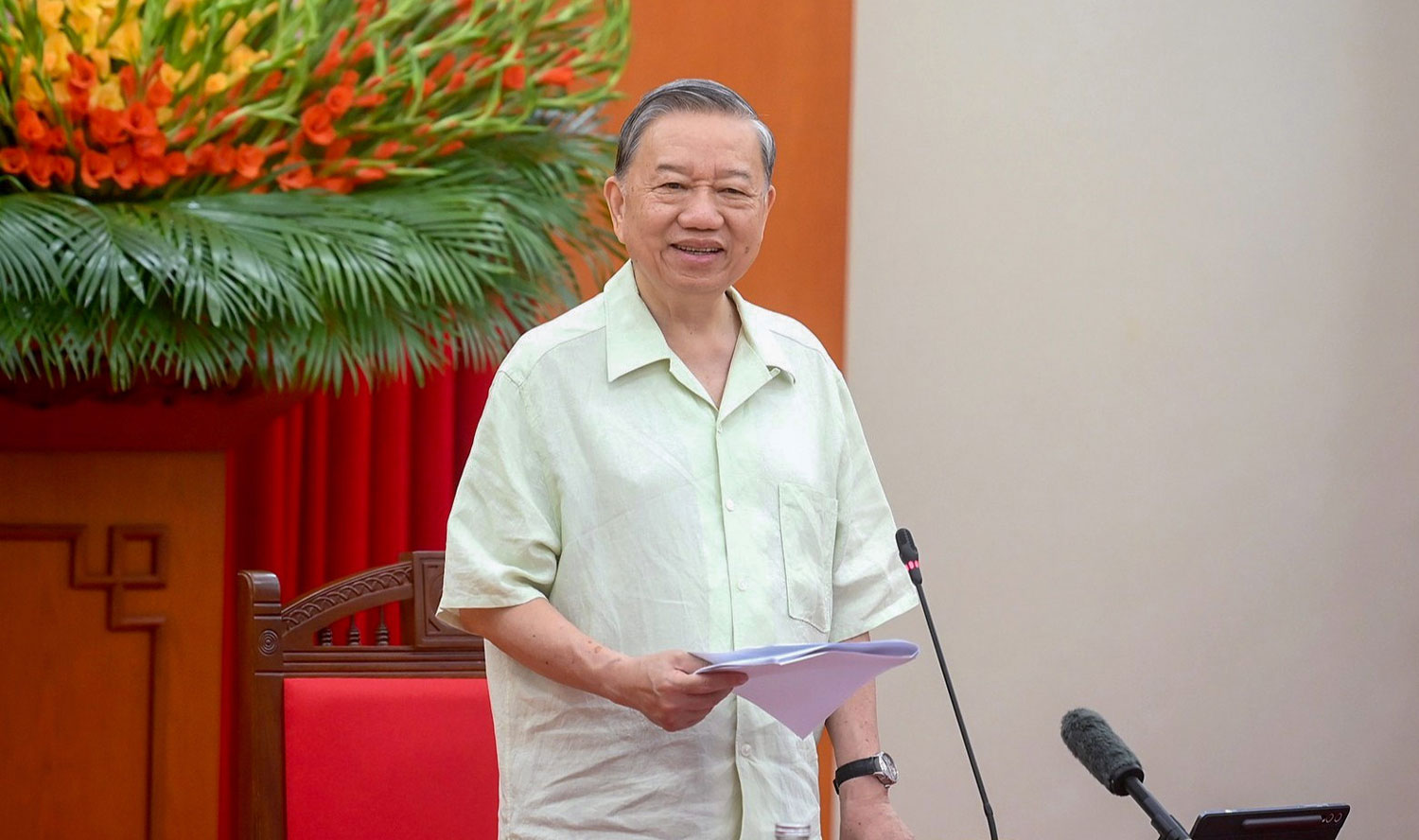 Tổng Bí thư Tô Lâm phát biểu chỉ đạo tại Hội nghị.