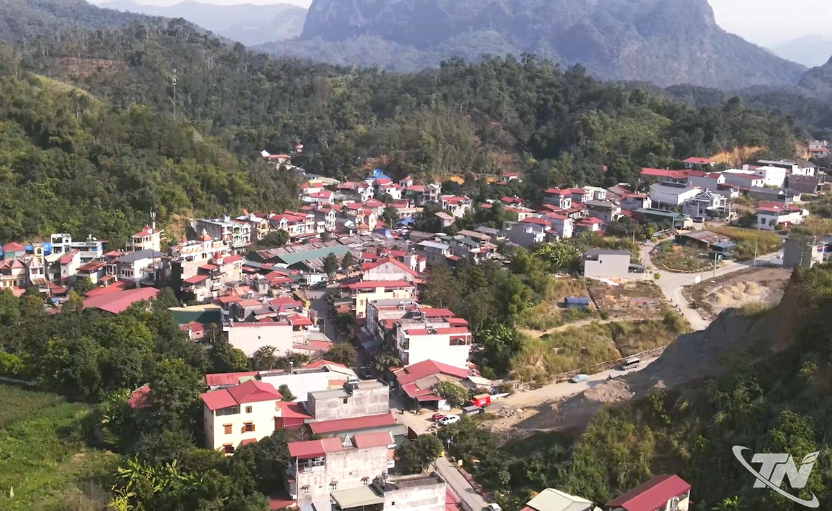 Diện mạo xã Chợ Rã có nhiều thay đổi tích cực trong những năm gần đây.