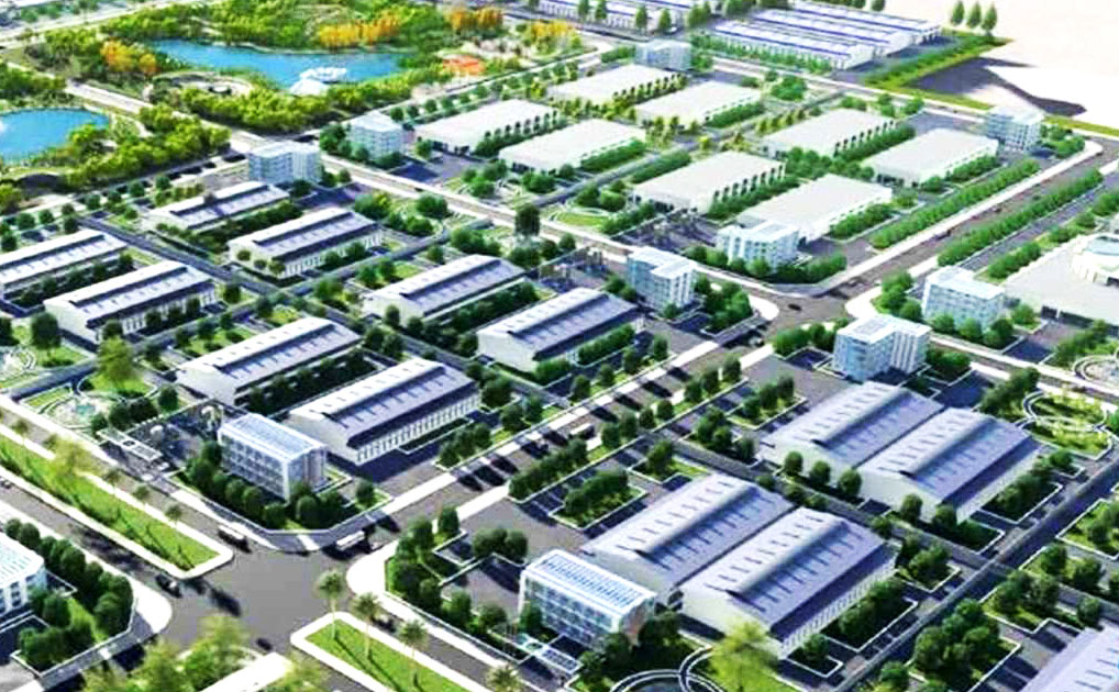 Phối cảnh Cụm công nghiệp Thanh Thịnh (xã Thanh Thịnh).