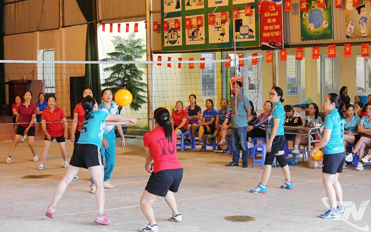 Các giải đấu thể thao diễn ra sôi nổi, tạo không khí vui vẻ, phấn khởi cho người dân trong dịp Quốc khánh.