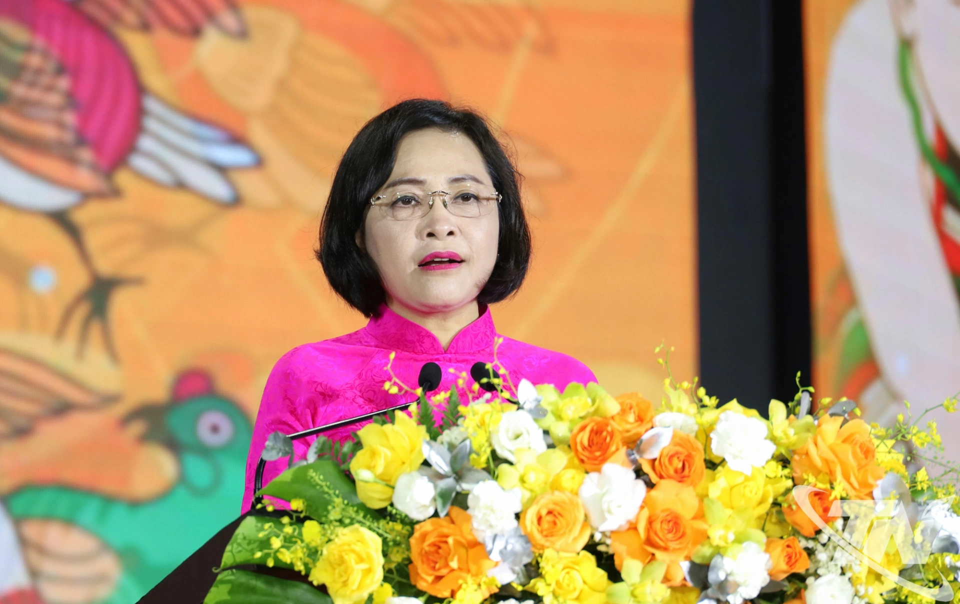 Phó Chủ tịch Quốc hội Nguyễn Thị Thanh phát biểu tại Chương trình.