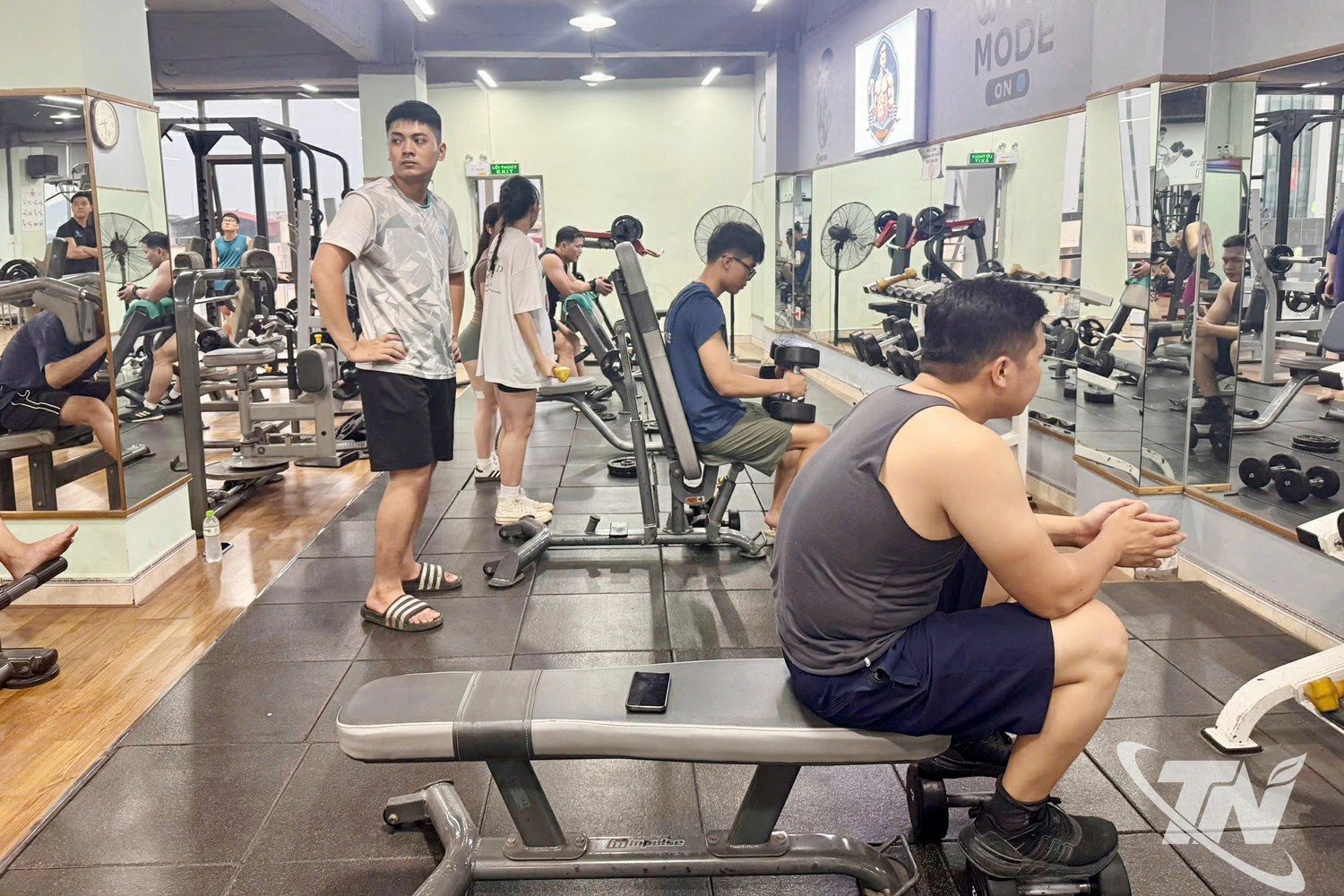 Tại các phòng tập Gym của tỉnh Thái Nguyên, số người trẻ chiếm 70 đến 80%.