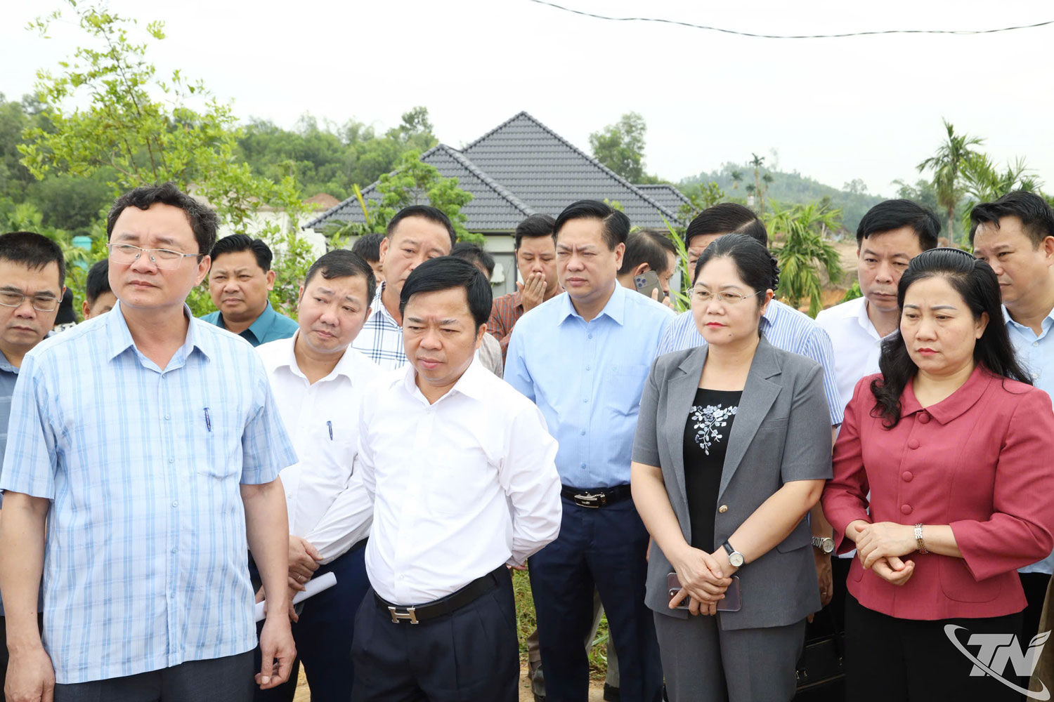 đồng chí Bùi Văn Lương, Phó Bí thư Tỉnh ủy, Chủ tịch HĐND tỉnh cùng Đoàn công tác kiểm tra
