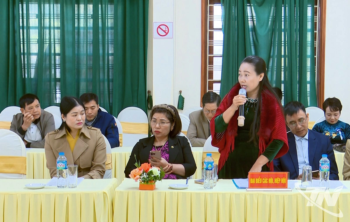 Đại diện các tổ chức kinh tế tập thể, HTX tham gia hội nghị đối thoại.