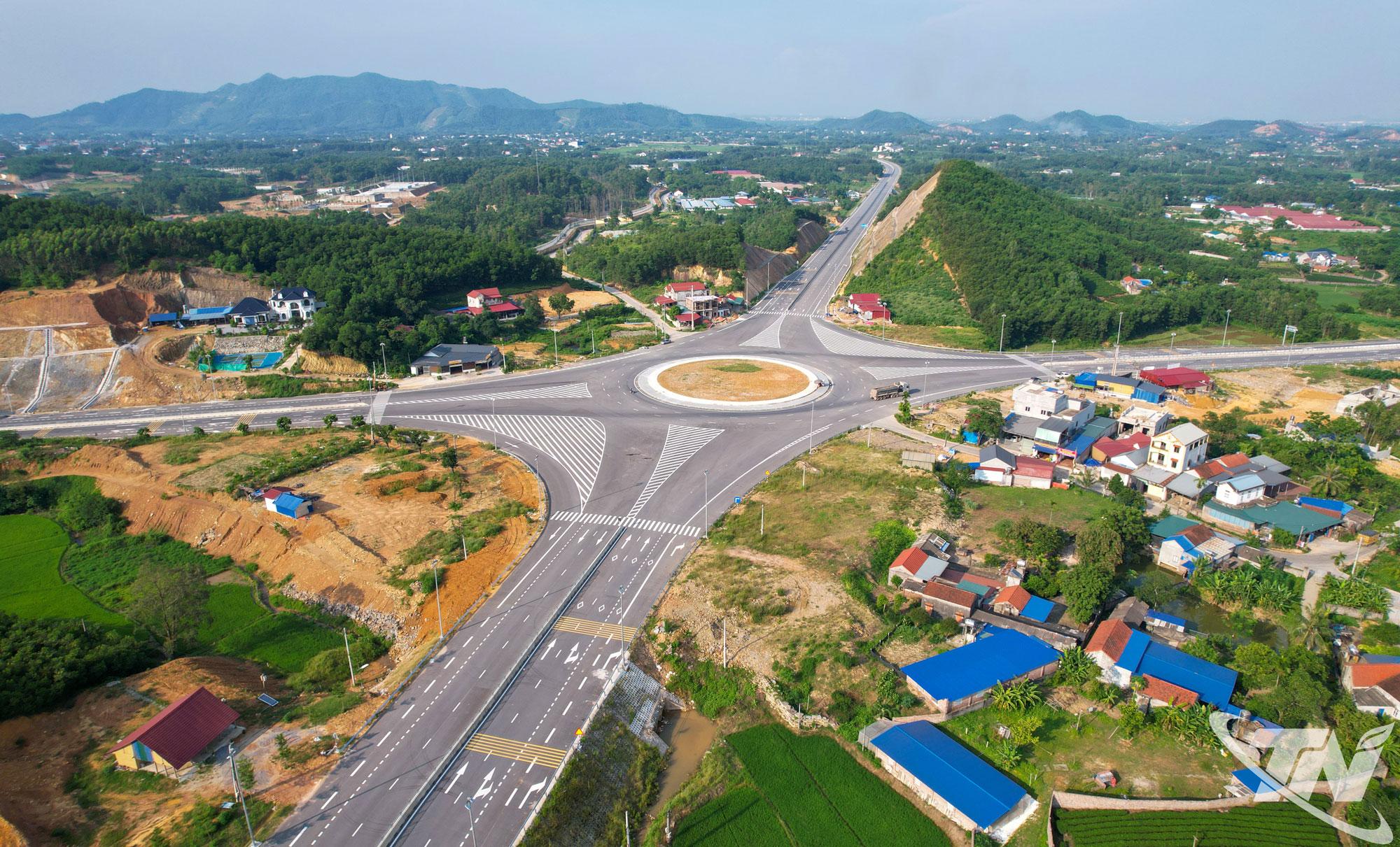 Tuyến đường liên kết, kết nối các tỉnh Thái Nguyên – Bắc Ninh – Phú Thọ đã cơ bản hoàn thành.