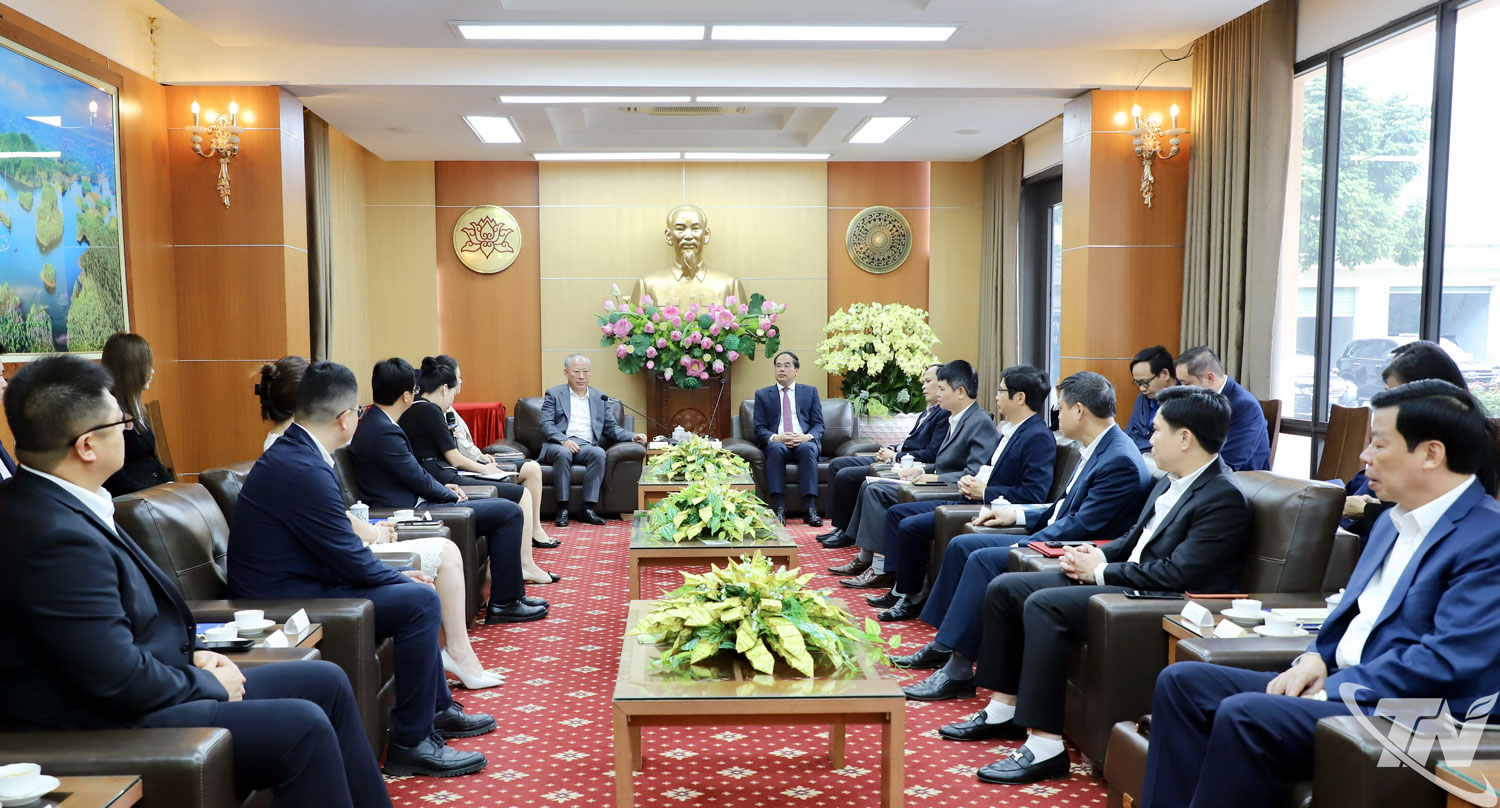 Quang cảnh buổi làm việc.