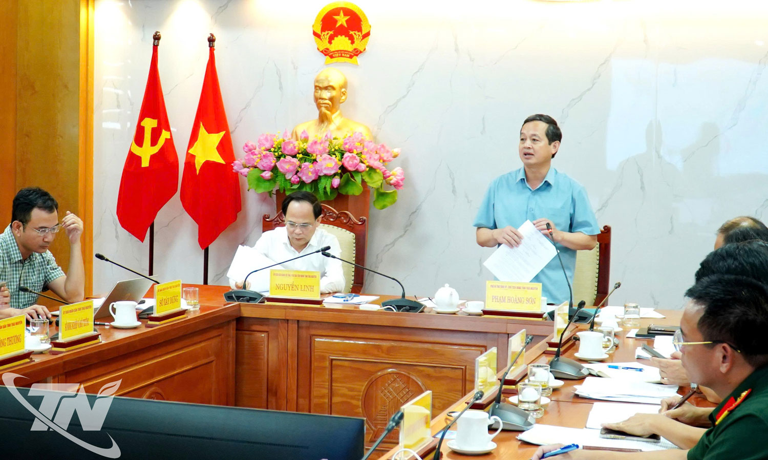 Đồng chí Chủ tịch UBND tỉnh Phạm Hoàng Sơn chủ trì Hội nghị rà soát, lập điều chỉnh Quy hoạch tỉnh Thái Nguyên thời kỳ 2021-2030, tầm nhìn đến năm 2050.