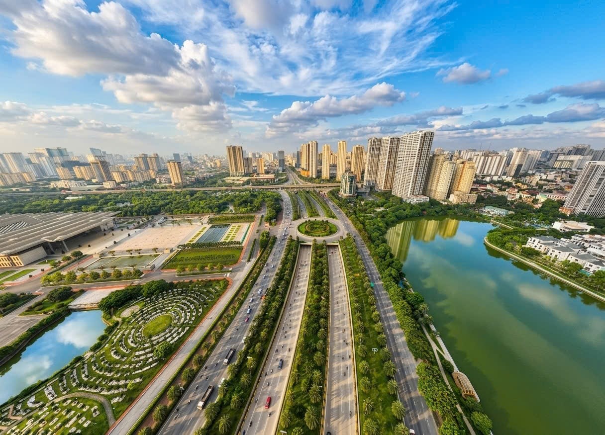 Một góc Thủ đô Hà Nội. Ảnh: Phạm Hùng