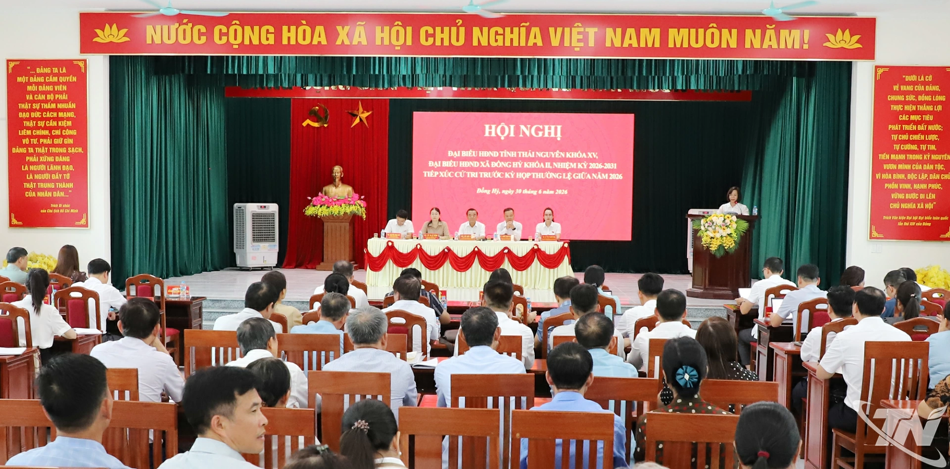 Hội nghị tiếp xúc cử tri trước Kỳ họp thường lệ giữa năm 2026 tại xã Đồng Hỷ.