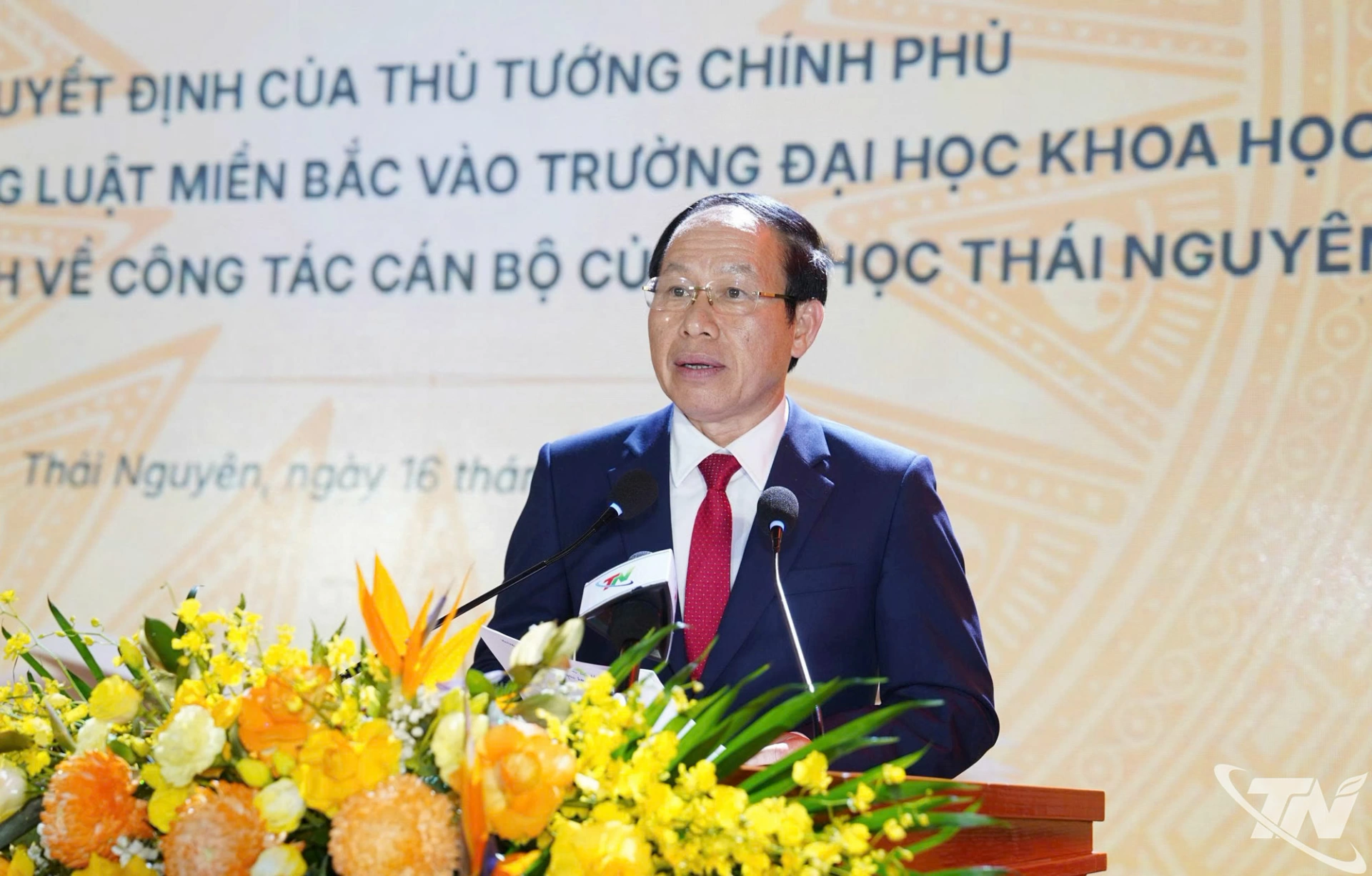 Phó Thủ tướng Chính phủ Lê Tiến Châu phát biểu tại Lễ công bố.