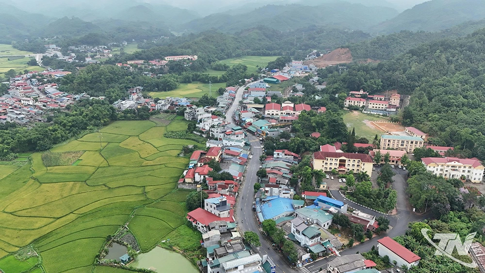 Một góc xã Phủ Thông hôm nay.