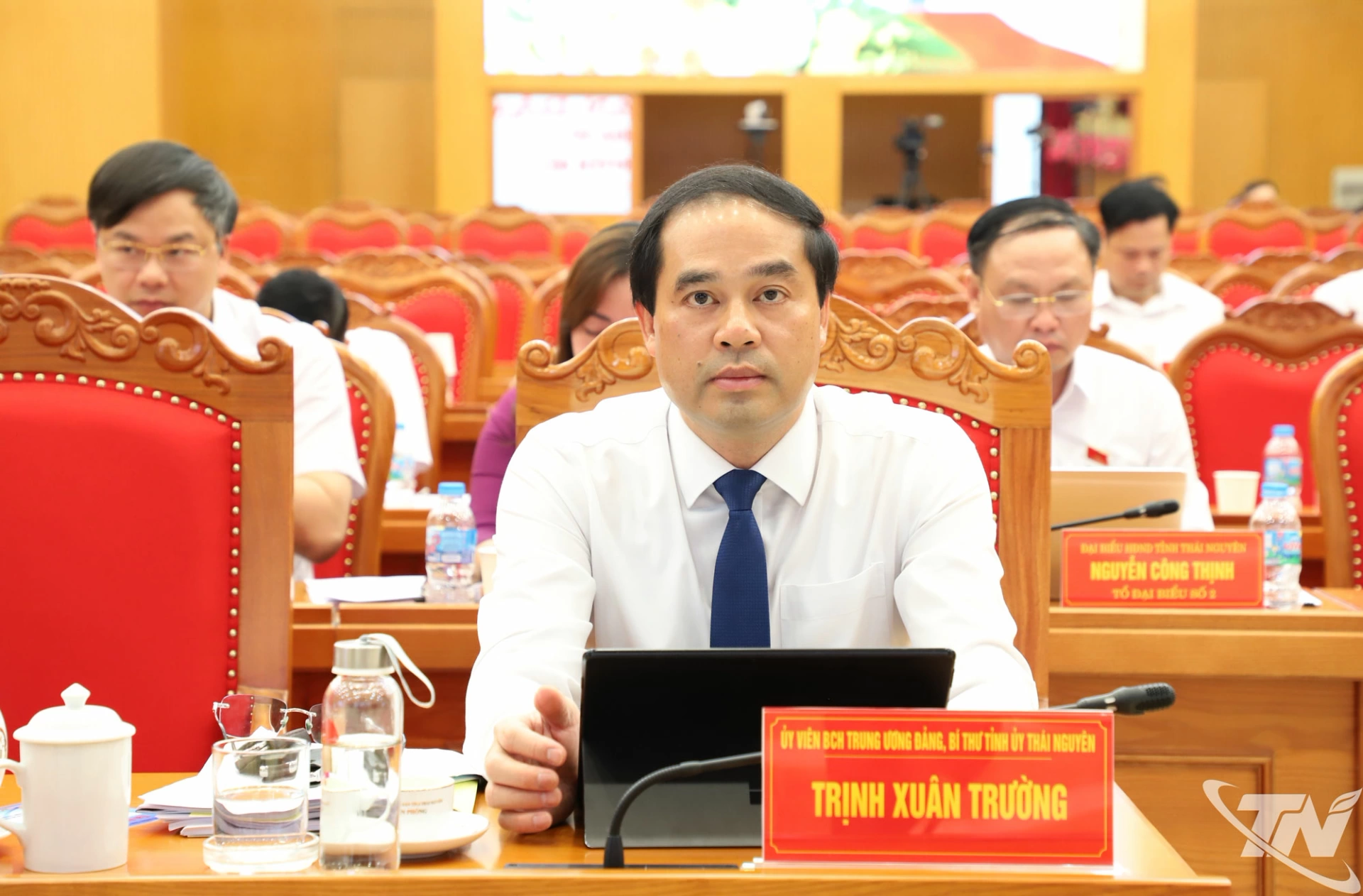 Đồng chí Bí thư Tỉnh ủy Trịnh Xuân Trường dự Kỳ họp.