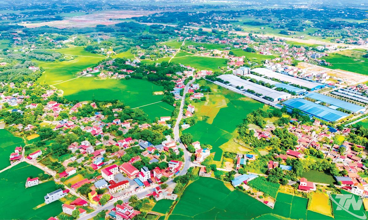 Diện mạo xã nông thôn mới Kha Sơn hôm nay. Ảnh: T.L