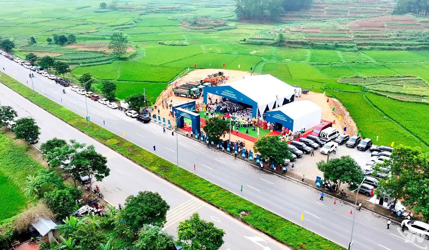 Cụm công nghiệp Hà Châu 1 và Hà Châu 2 được đầu tư xây dựng trên địa bàn xã Điềm Thụy, với kỳ vọng góp phần mở rộng không gian công nghiệp tại khu vực phía Nam của tỉnh.