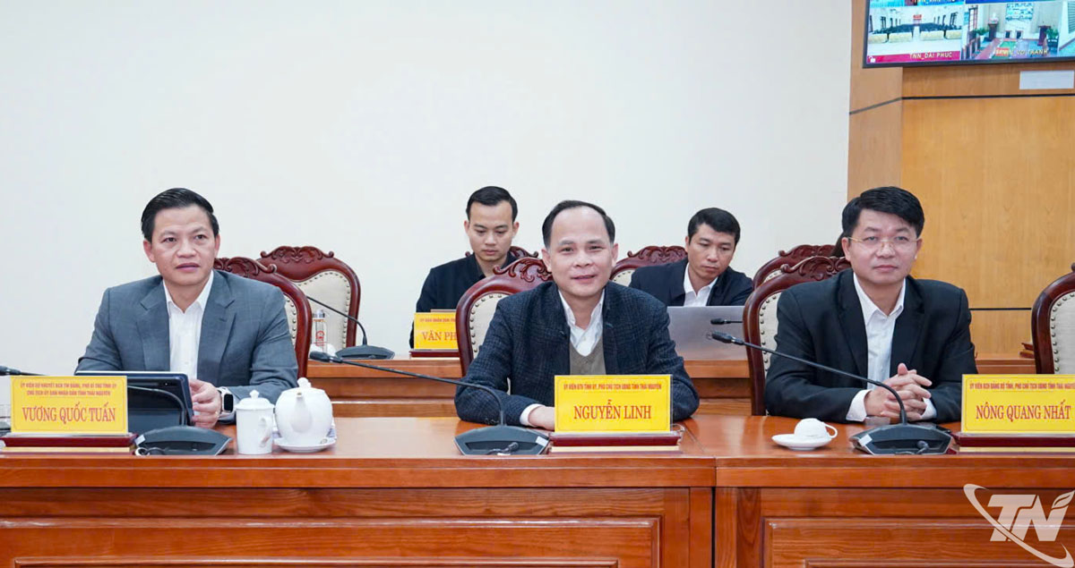 Đồng ch&iacute; Vương Quốc Tuấn, Ủy vi&ecirc;n dự khuyết Trung ương Đảng, Ph&oacute; B&iacute; thư Tỉnh ủy, Chủ tịch UBND tỉnh dự Hội nghị.