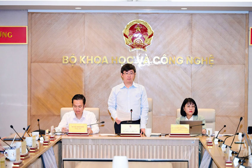Bộ KH&CN tổ chức họp báo thường kỳ tháng 10 - Ảnh: VGP/TG
