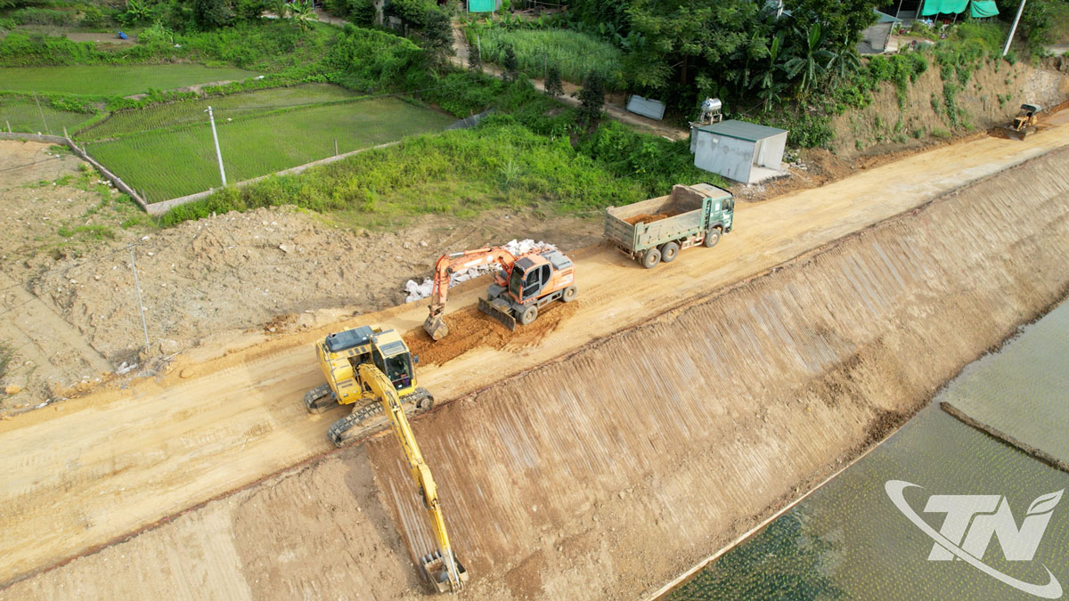 Đến nay, Công ty CP Xây dựng Thăng Long đã thi công đạt 60% khối lượng công việc, quyết tâm về đích đúng kế hoạch.