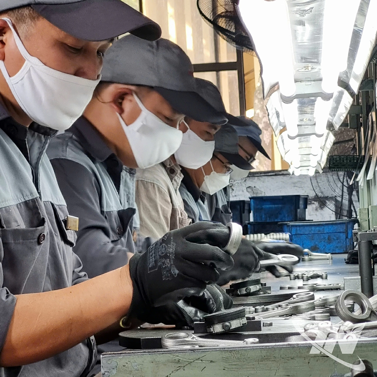 Bộ phận kiểm tra chất lượng sản phẩm tại FUTU1.