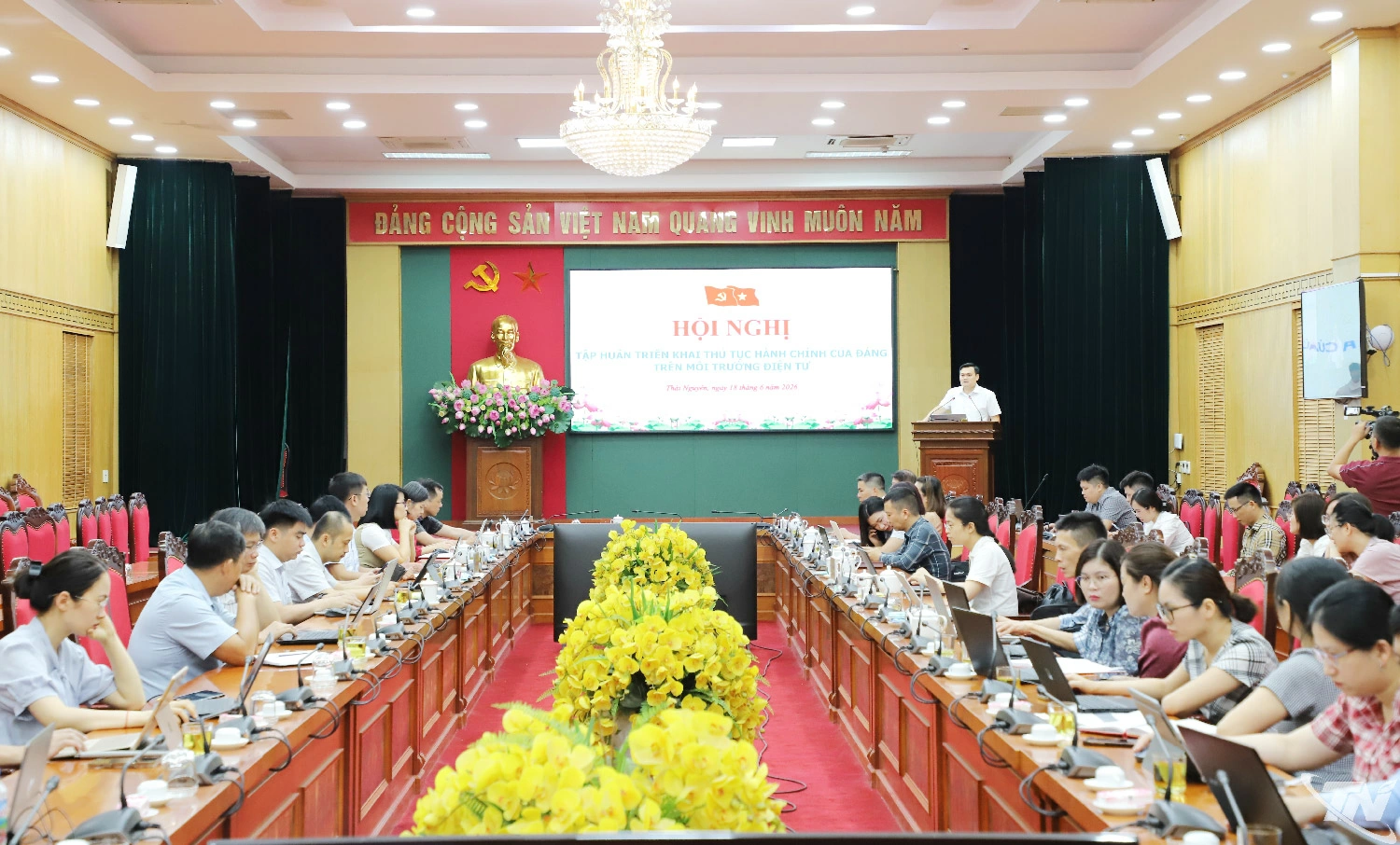 Quang cảnh Hội nghị tập huấn.