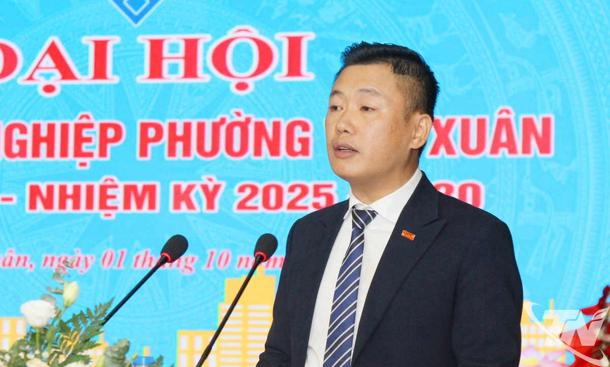 Đại diện Phòng Thương mại và Công nghiệp Việt Nam (VCCI) phát biểu tại Đại hội.