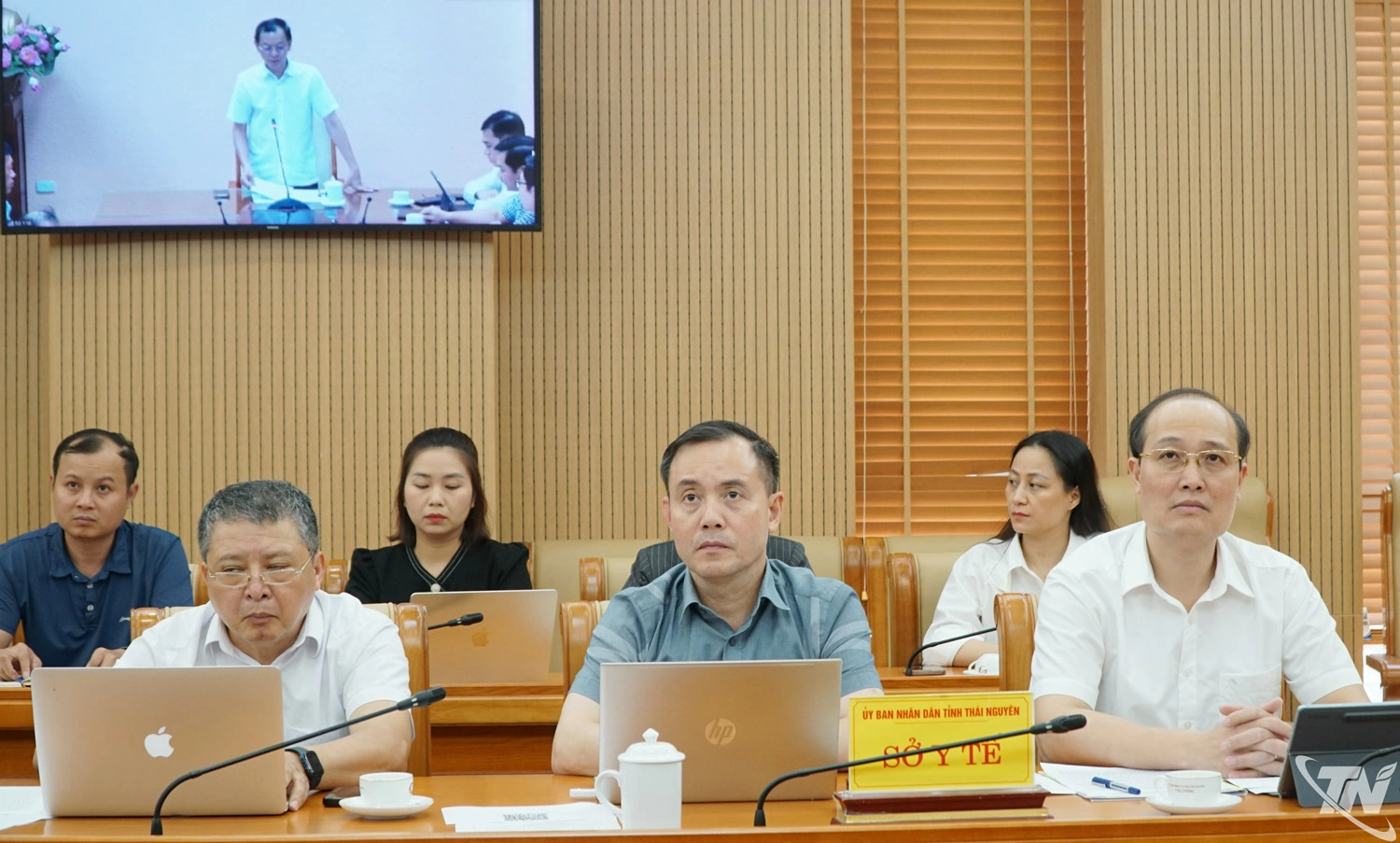 Đại biểu dự Hội nghị tại điểm cầu Thái Nguyên.
