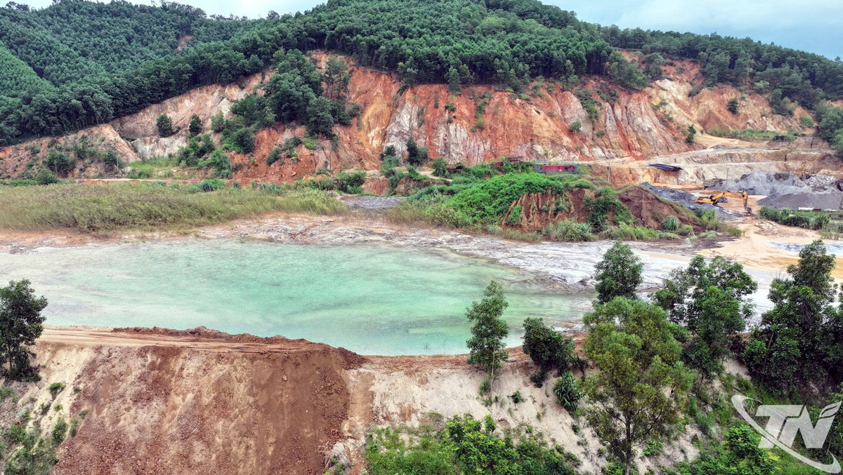 Khu vực sạt bờ hồ chứa nước tuần hoàn phục vụ sản xuất của Công ty Cổ phần Luyện kim đen Thái Nguyên đã được khắc phục